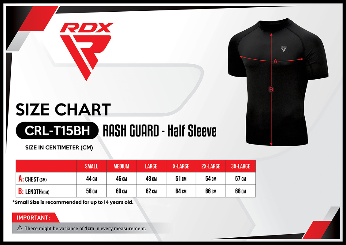 Clothing T15 Compression Rash Guard a Manica Corta Black