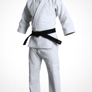 Judogi Adidas J500 bianco con strisce Italia