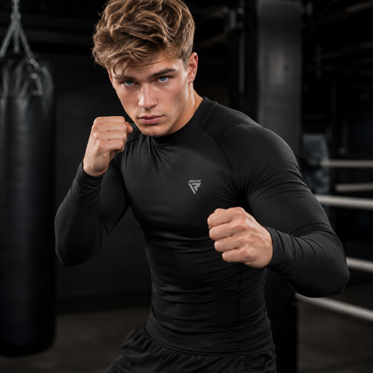 Clothing T15 Compression Rash Guard Black Full